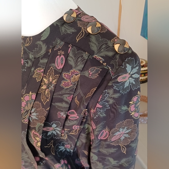 Vintage Willy's Influence Floral Dress With Matching Belt - Picture 5 of 11